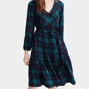 J.Crew plaid dress